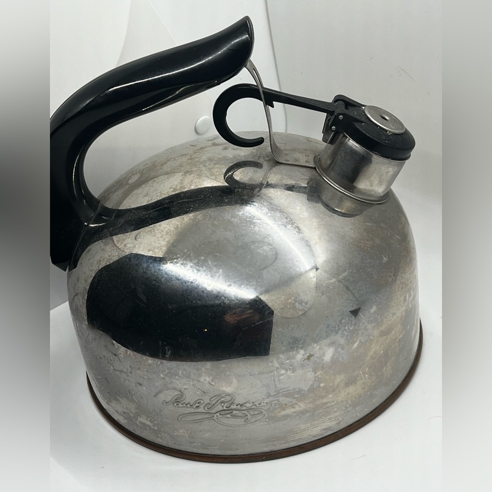 Vintage 1801 Revere ware whistle tea kettle